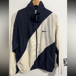 90s Nike Vintage Navy/White Windbreaker size L